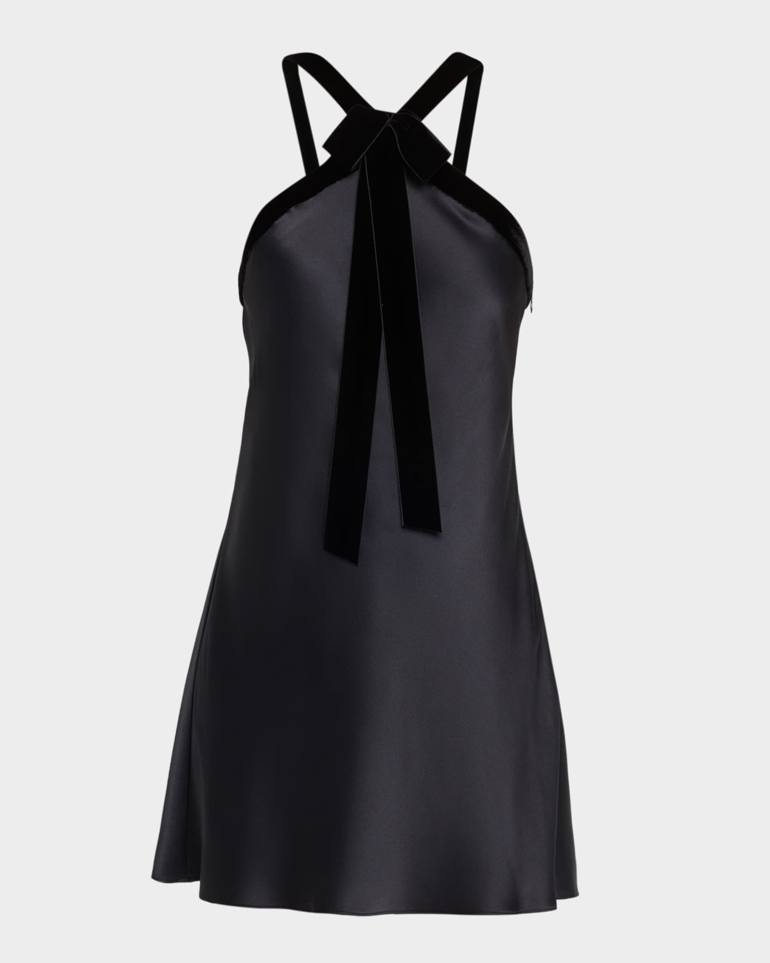 Elfreda Sleeveless Bow Mini Dress | Neiman Marcus