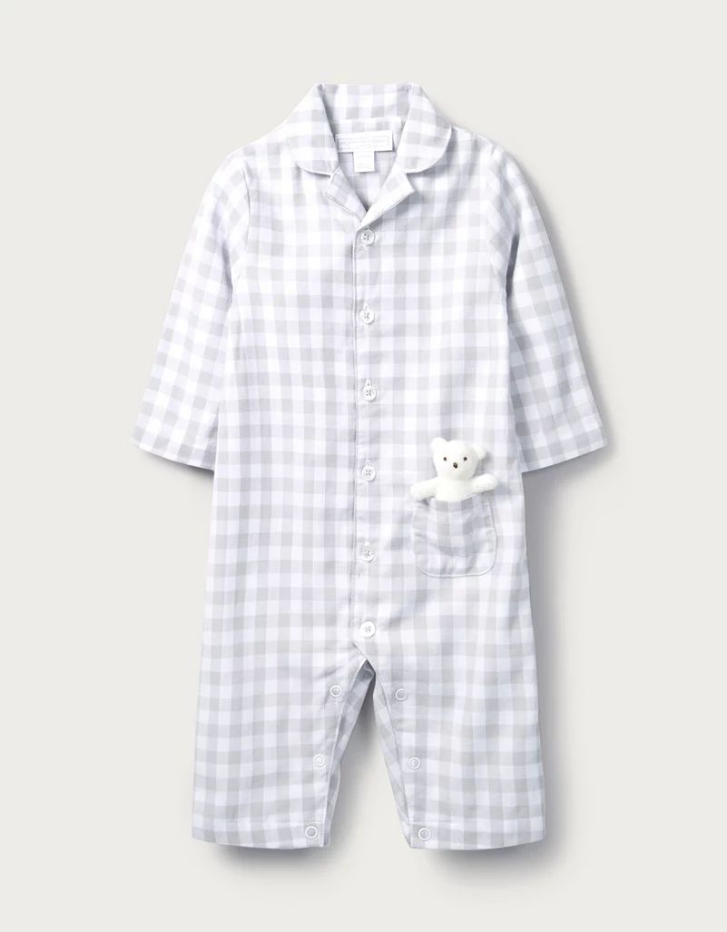 Gingham Sleepsuit with Toy
    
            
    
    
    
    
    
            
            4 ... | The White Company (UK)