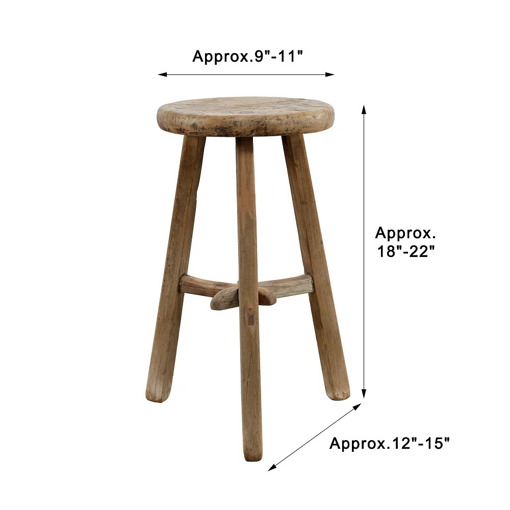 Marquise Solid Wood Accent Stool | Wayfair North America