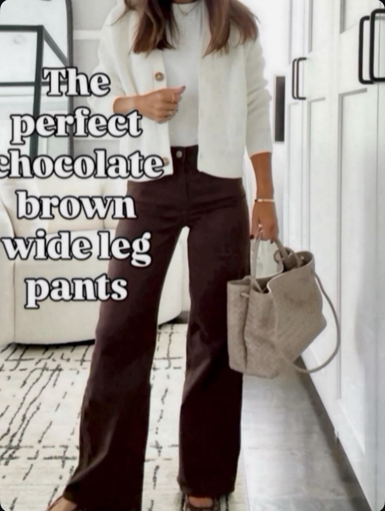 The perfect chocolate brown wide-leg pants — obsessed is an understatement 🍫 🔗⬇️

#LTKmomlife #LTKootd #LTKOver40