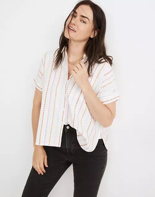 Daily Shirt in Jacquard Rainbow Stripe | Madewell