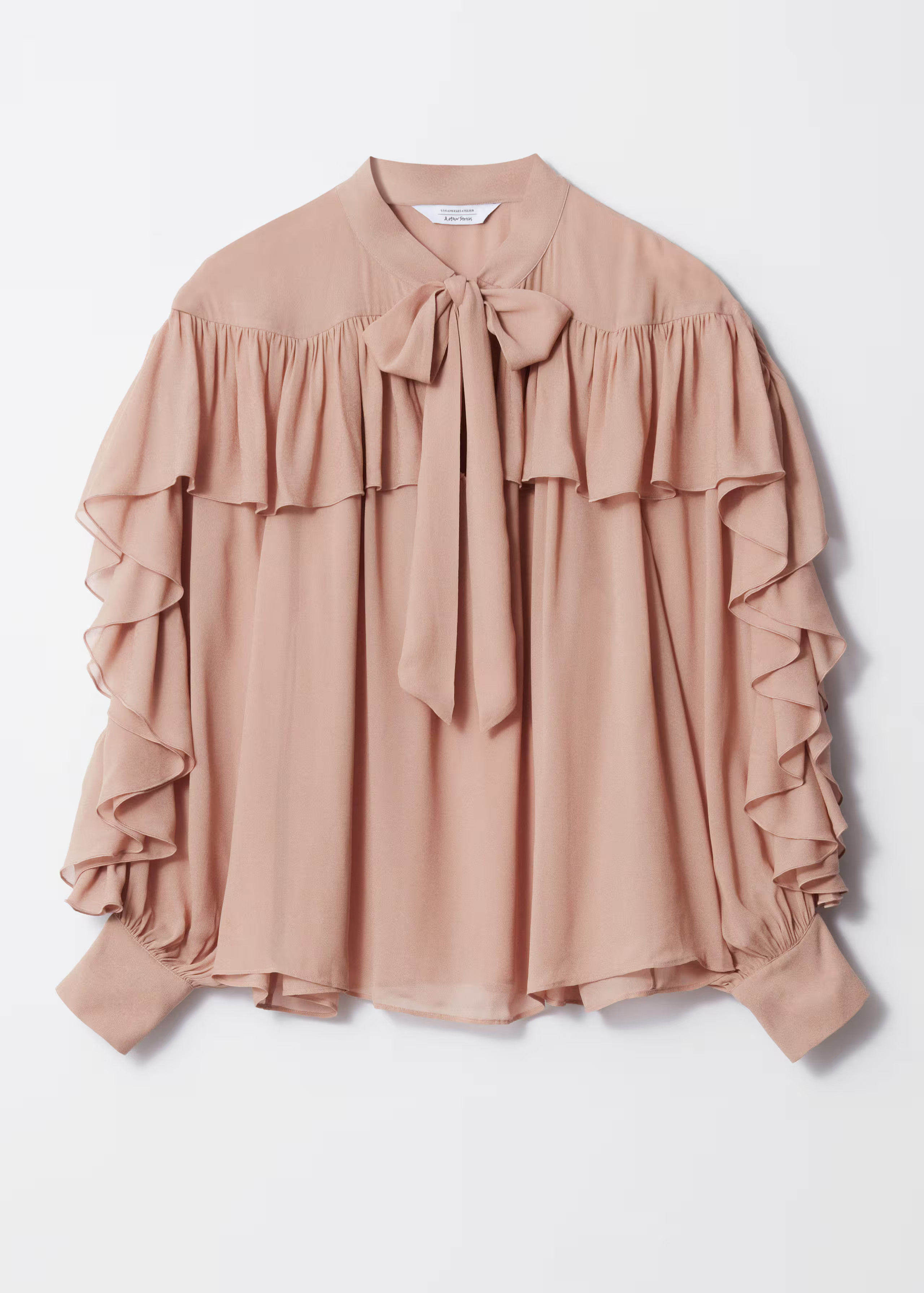 Ruffled Bow-Detailed Blouse | & Other Stories UK