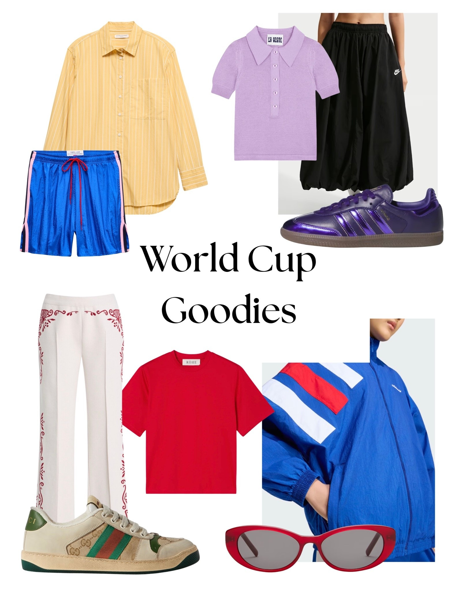 A few finds so you can be World Cup ready! Go to my Insta to check out the full collection 😊 
@tiffanywendelstylist