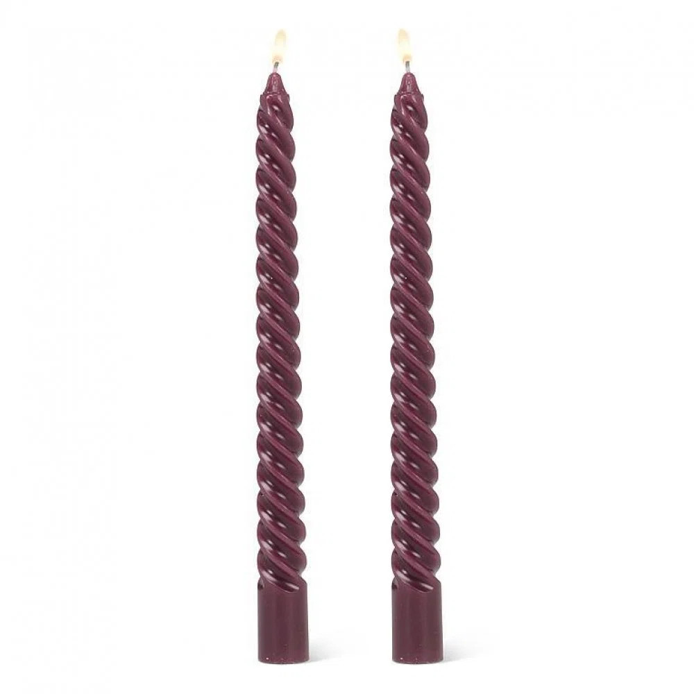 Set Of 2 Tight Spiral Taper Candles (Set of 2) | Wayfair North America