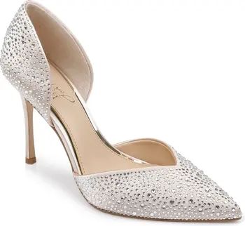 Jewel Badgley Mischka Grace d'Orsay Pointed Toe Pump | Nordstrom | Nordstrom