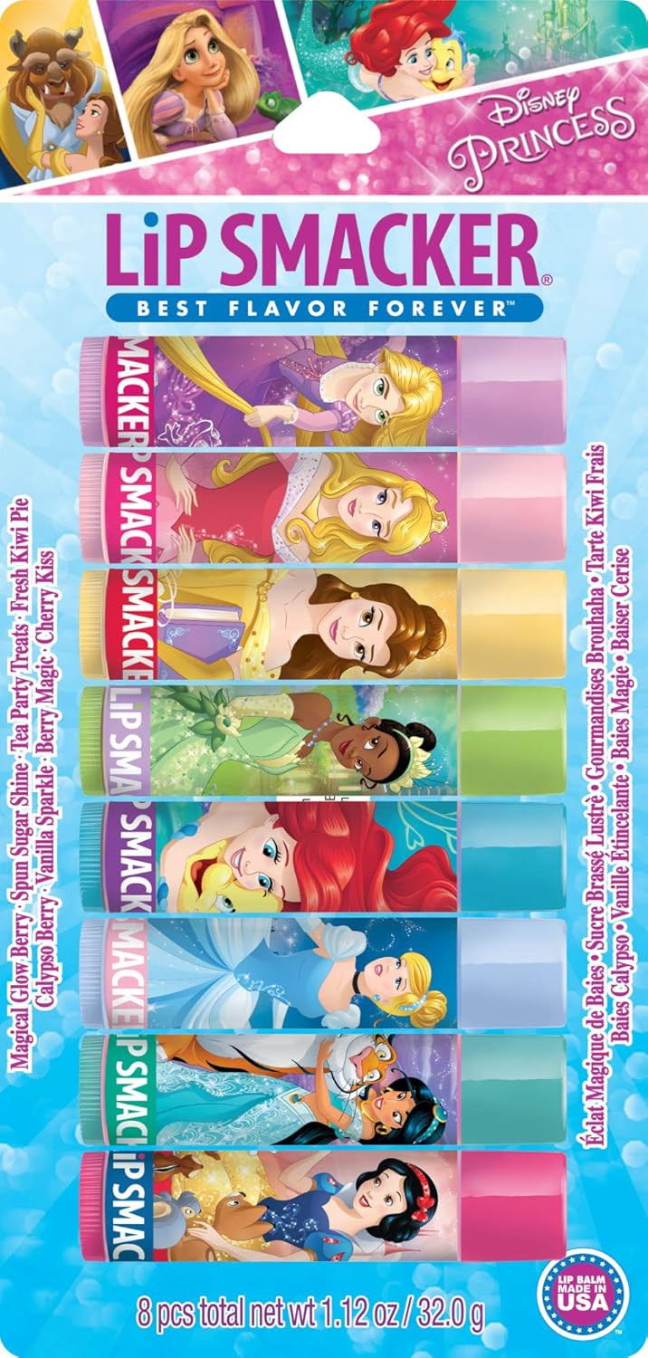 Lip Smacker Disney Princess Balm Party Pack, 8 Count | Amazon (US)
