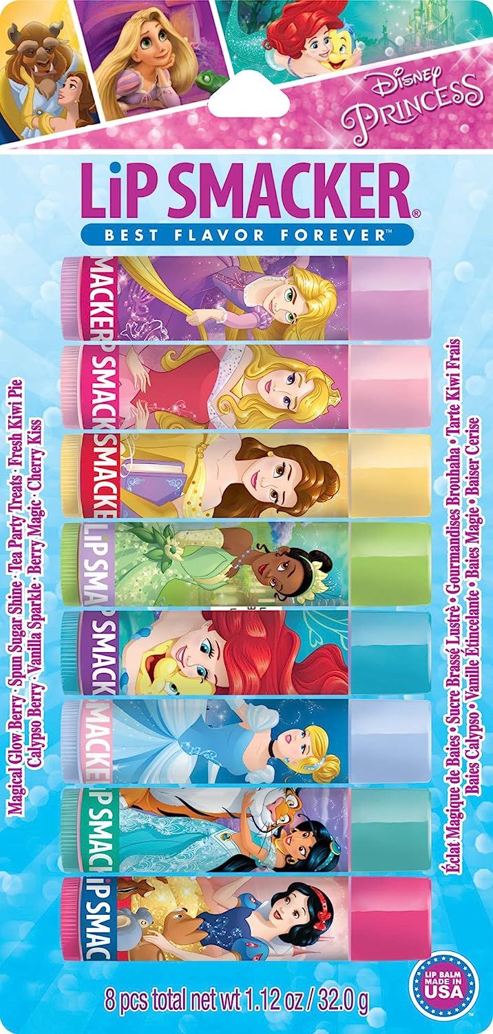 Lip Smacker Disney Princess Balm Party Pack, 8 Count | Amazon (US)