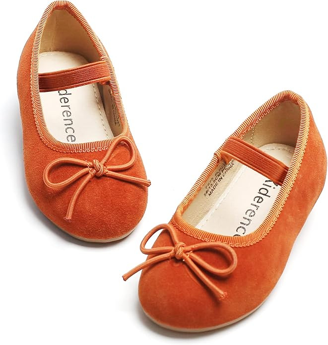 Kiderence Toddler Girls Dress Shoes Little Kids Mary Janes Ballet Flats Toddler | Amazon (US)