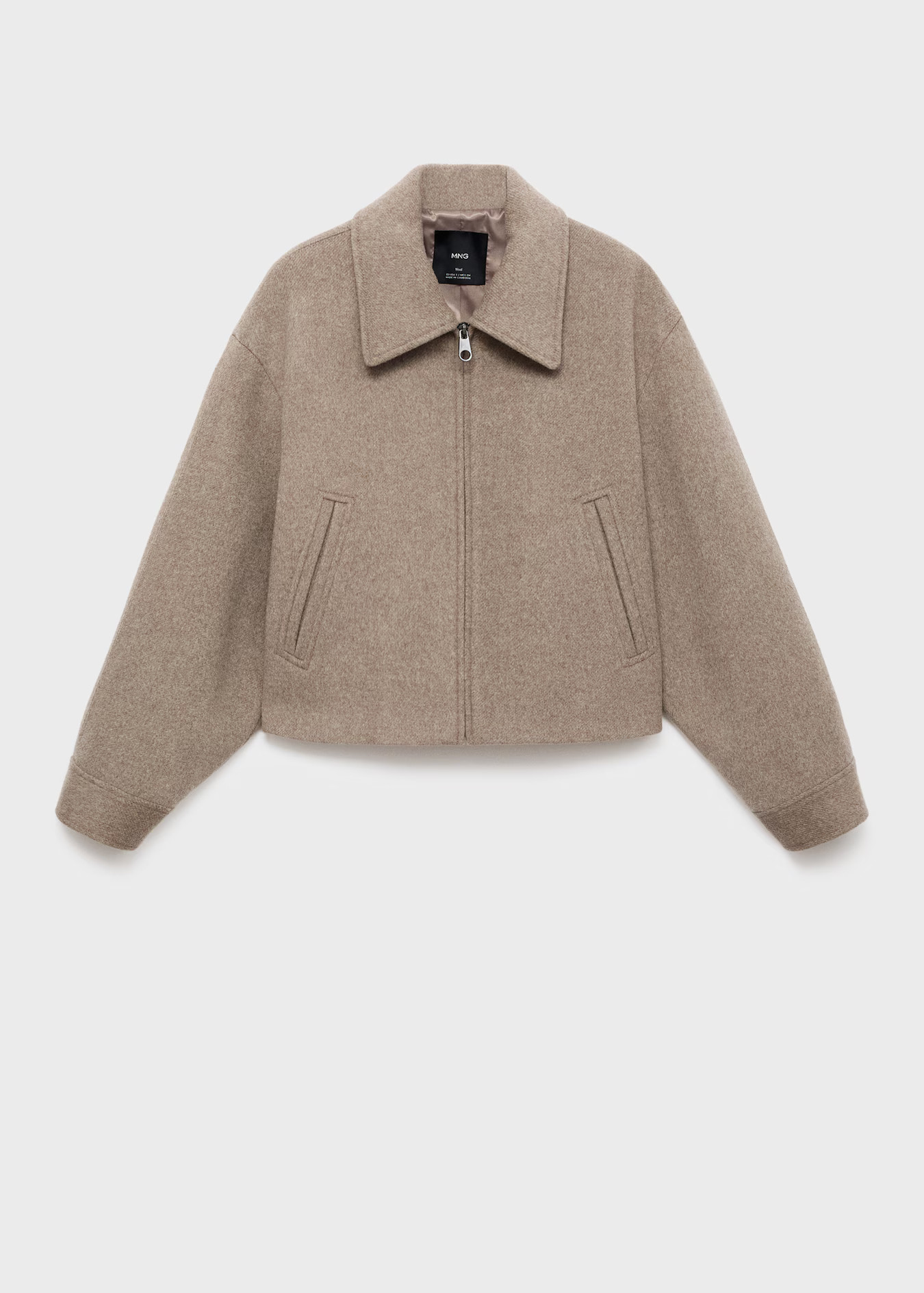 Wool bomber jacket - Women | MANGO United Kingdom | MANGO (UK)