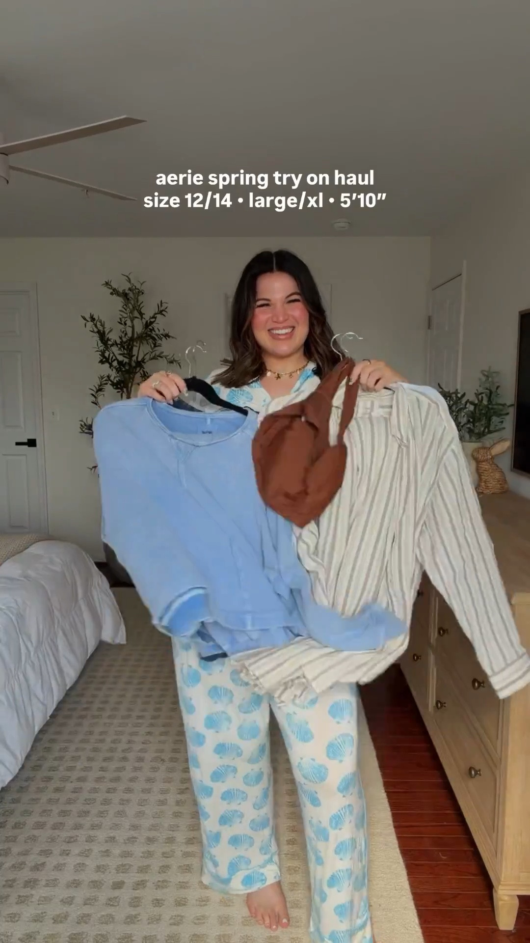 Aerie Spring Haul 🌸

Blue sweat pants - size L tall
Blue sweatshirt- size L
Bikini top - size XL
Bikini bottoms- size XL
Striped pants- size XL tall
Button down top- size L
T-Shirt- size L
Dark blue top- size L
Dark blue sweatpants- size L tall


#LTKxAerie #LTKSeasonal #LTKMidsize