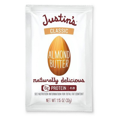 Justin's Squeeze Pack Classic Almond Butter - 1.15oz | Target