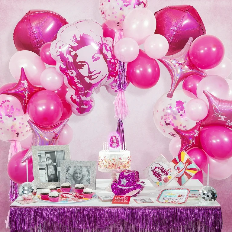 Dolly Parton Pink Party Balloon Arch | Walmart (US)