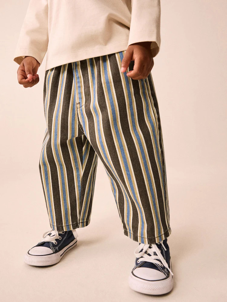 Brown Pull On Wide Trousers (3mths-7yrs) | Next EU