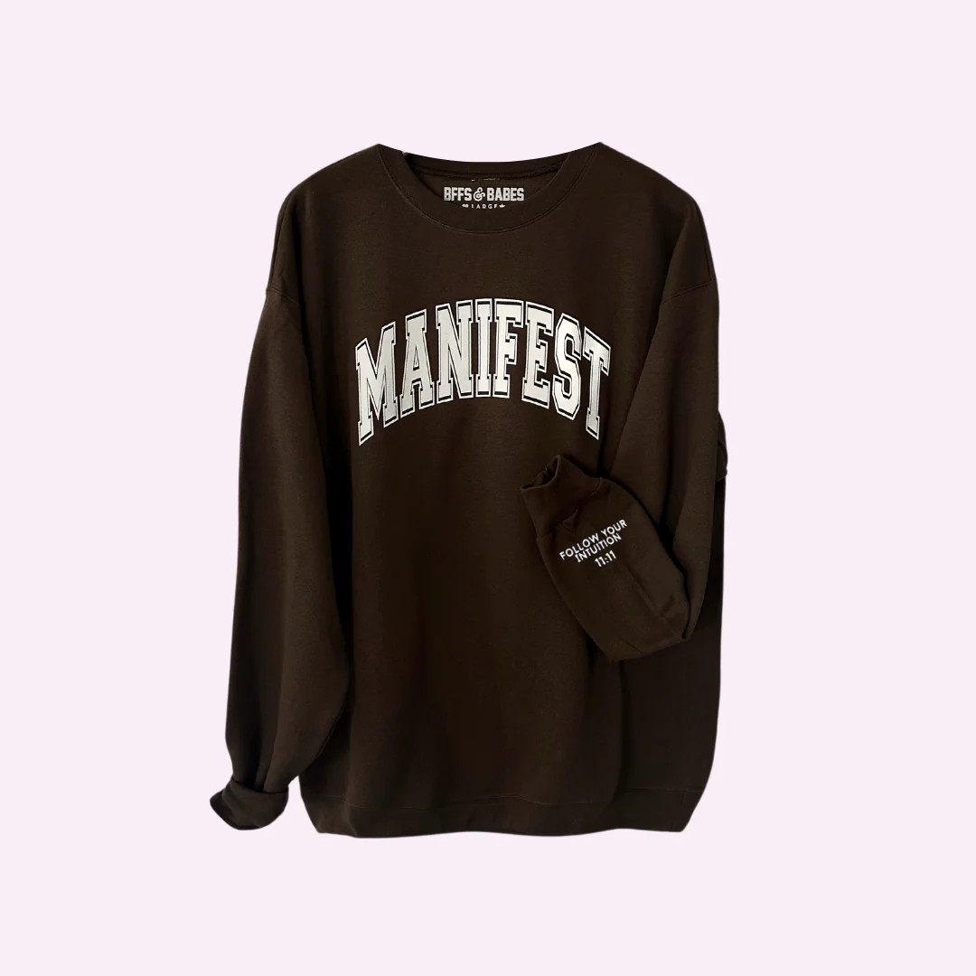 MANIFEST ♡ Jenna Crandall Collab sweatshirt | BFFS & BABES