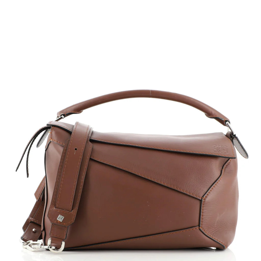 Loewe Puzzle Bag Leather Large Brown 1535131 | Rebag