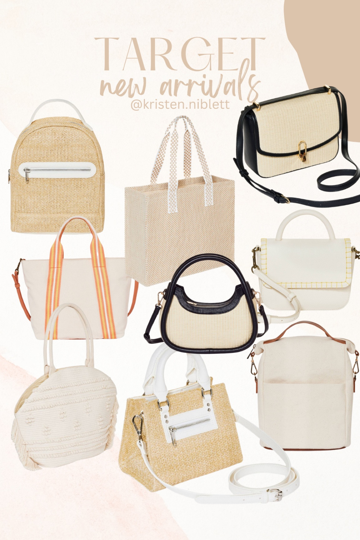 Target New Arrivals // target handbags. Summer bags. Spring bags. Vacations bags  

#LTKtravel #LTKFind #LTKSeasonal