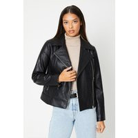Faux Leather Biker | Debenhams UK