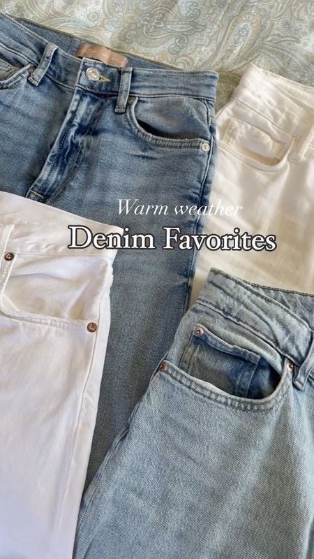 Denim review, summer denim, wide leg jeans, white jeans, cropped jeans, style over 40

#LTKStyleTip #LTKVideo #LTKFindsUnder50