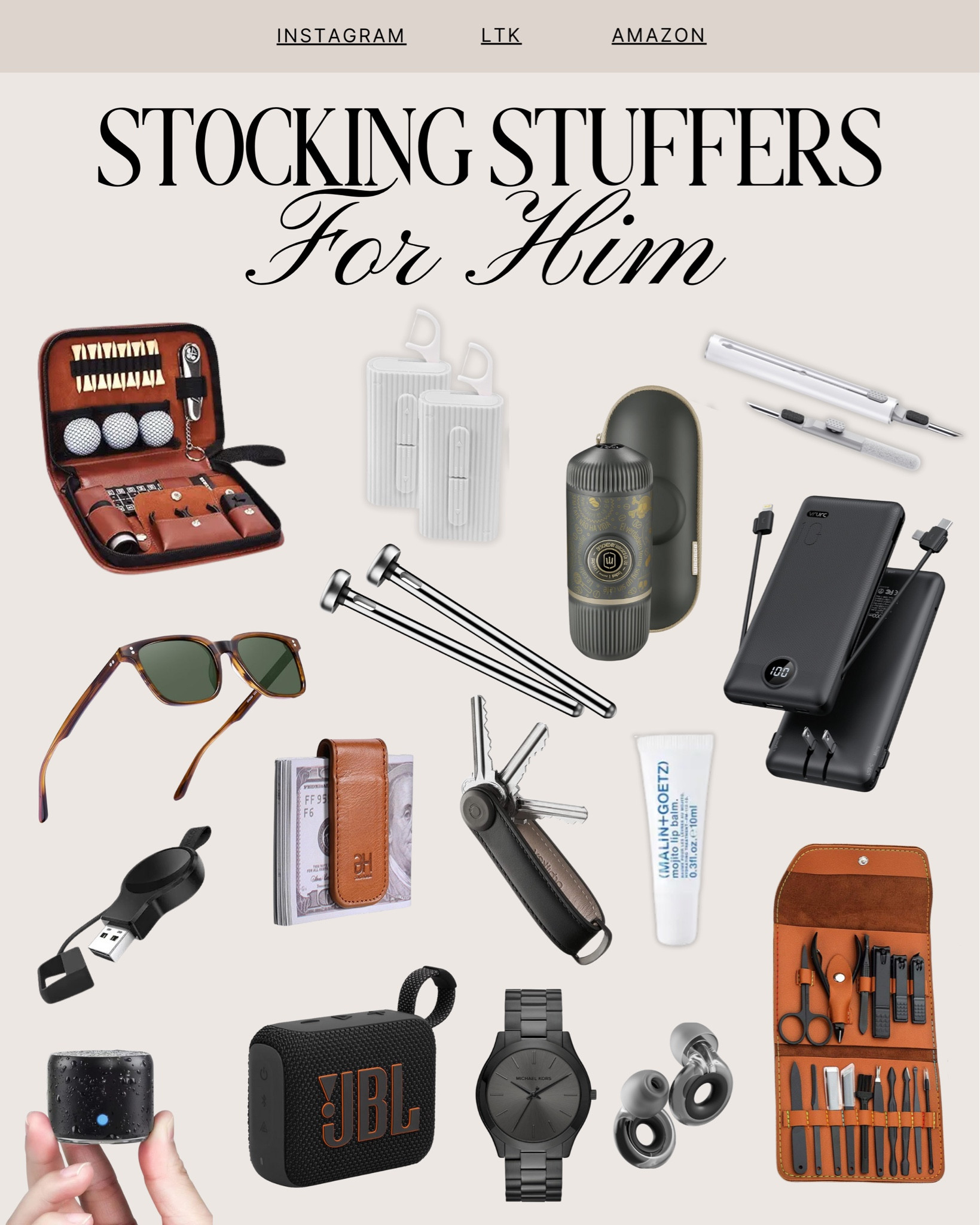 Stocking Stuffers For Him

#LTKGiftGuide #LTKHoliday #LTKMens