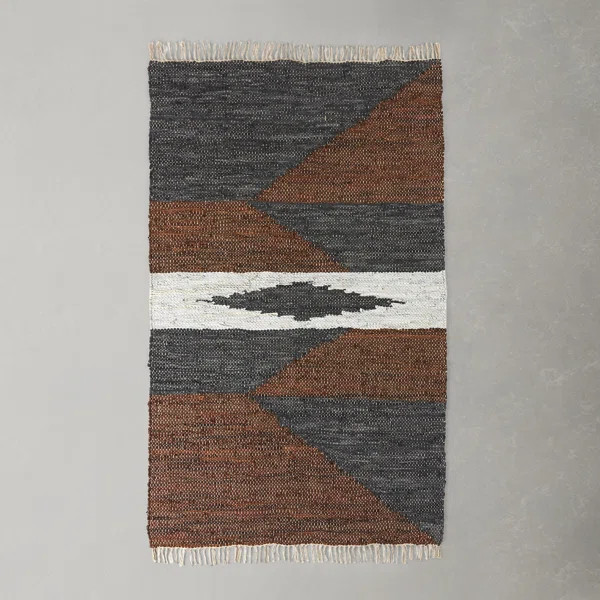Alibi Hand-Knotted Natural/Gray Area Rug | Wayfair North America