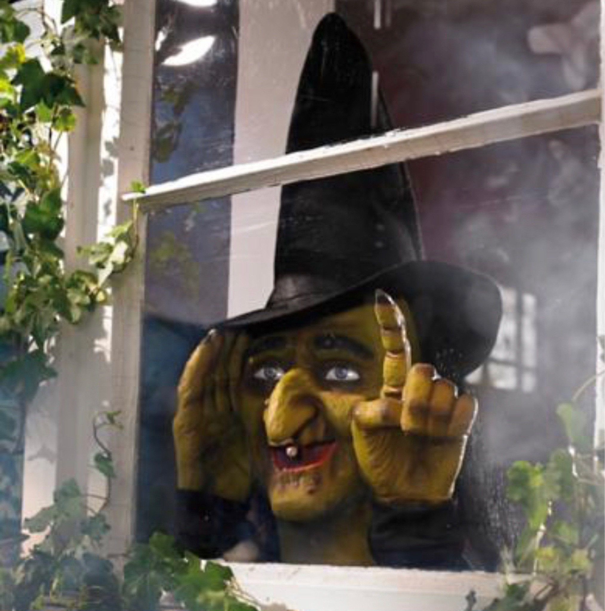 3D peeping halloween window witch, motion-activated to tap on window

#LTKunder100 #LTKSeasonal #LTKHalloween