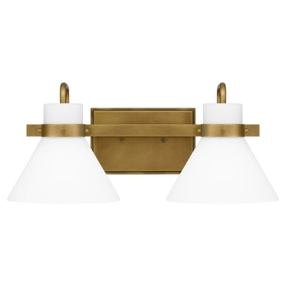 Tapered Pascall Vanity Light - 2 Light | Shades of Light