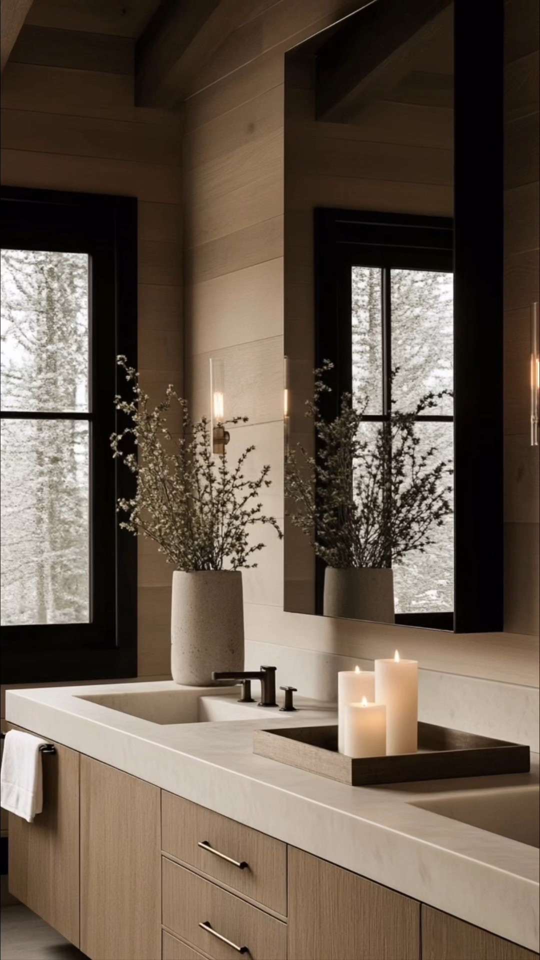 It's all about ambiance and intentional details that bring warmth to every space. 🤌🏼
These bathroom designs blend warm wood tones, stone accents, and clean lines for the ultimate inviting retreat. 

#LTKSaleAlert #LTKHome