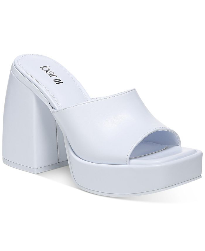 Bar III Women's Nessa Platform Dress Sandals, Created for Macy's & Reviews - Sandals - Shoes - Ma... | Macys (US)
