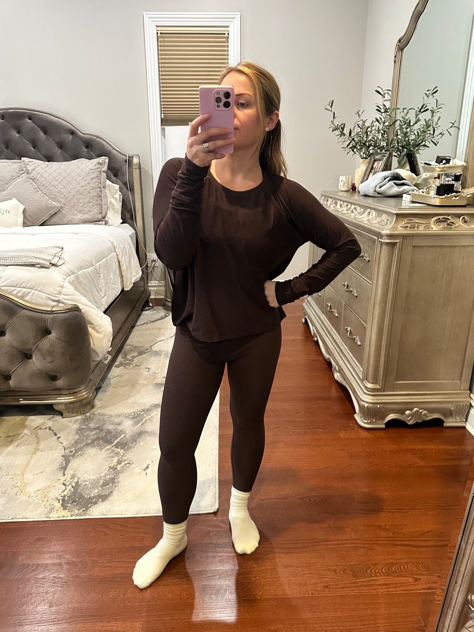 new chocolate color workout outfit 

#LTKSaleAlert #LTKfitnessgoals #LTKActive