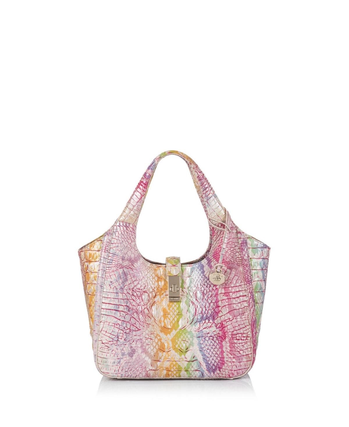 Brahmin Small Carla Leather Satchel | Macys (US)