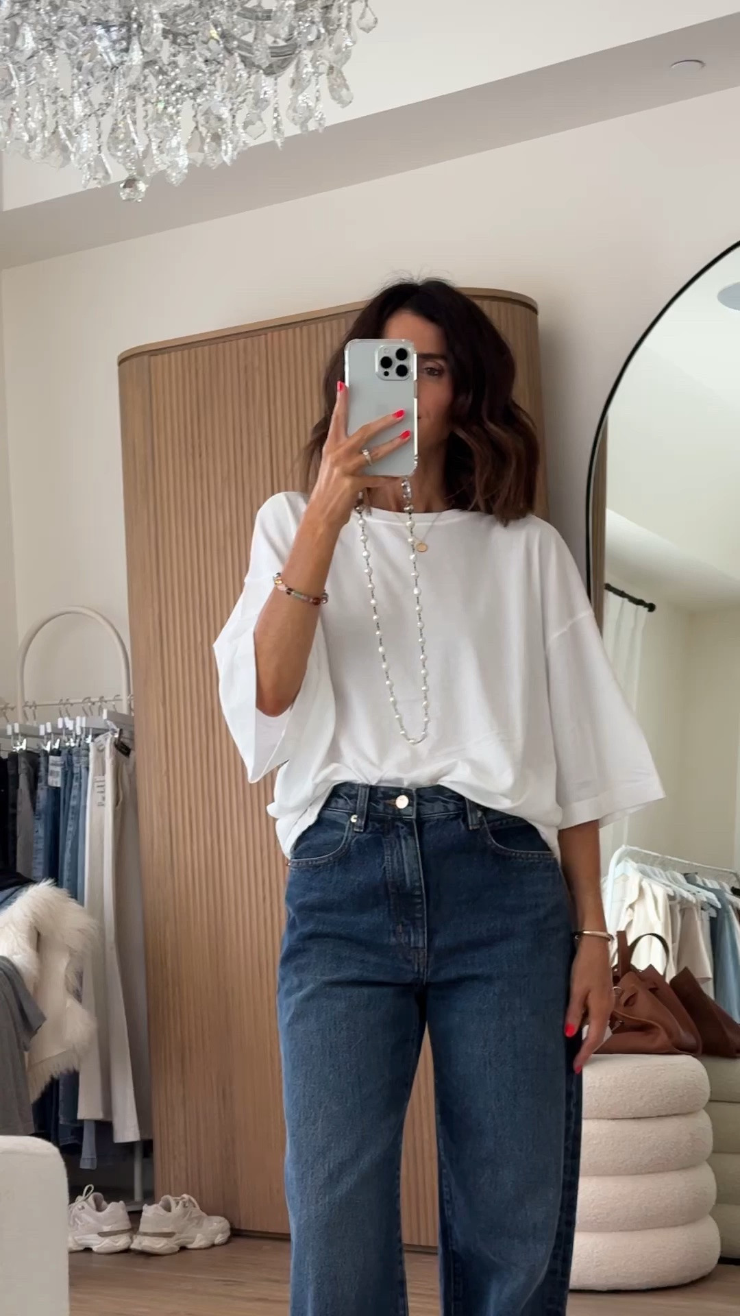 Here is the white option of the free people t shirt! It’s so comfortable and a perfect oversized fit✨ I’m just shy of 5-7” wearing the size XS. #stylinbyaylin #aylin #nordstrom #ootd

#LTKgrwm #LTKootd #LTKSeasonal
