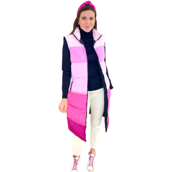 !Pink Life! Vegan Down Puffer Vest | James Ascher