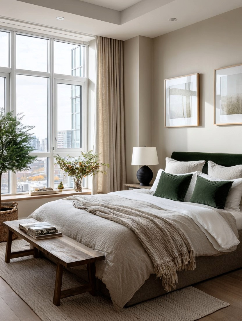 Bedroom refreshes often sound overwhelming because most people immediately think about replacing everything.
The bed. The nightstands. The decor. The layout.

But beautiful bedrooms are usually transformed through a few intentional details, not a complete renovation.

And honestly, there are two details that instantly change the entire mood of a bedroom.

The first is oversized table lamps.
Not tiny bedside lamps that disappear into the room, but large statement lamps with a black base and ivory shade placed on both sides of the bed. One lamp can feel incomplete, but a matching pair instantly creates balance, symmetry, warmth, and that elegant designer-bedroom feeling. During the day, they act like decor pieces. At night, they completely change the atmosphere with soft layered lighting.

The second detail is emerald green.
Whether through a velvet bed, velvet pillows, or rich green bedding, emerald adds depth, richness, and that modern mid-century elegance homes are beautifully moving toward again. It brings warmth into neutral bedrooms without overpowering the space.

The combination of black, ivory, emerald, and natural wood creates one of the most timeless and elevated bedroom looks. Cozy, calming, elegant, and still practical for everyday life.

In this edit, we included oversized table lamps, emerald bedding, velvet accents, and elegant bedroom details to help you refresh your bedroom beautifully without overcomplicating the space.

#BedroomDecor #CozyBedroom #HomeStyling 

 #LTKHome