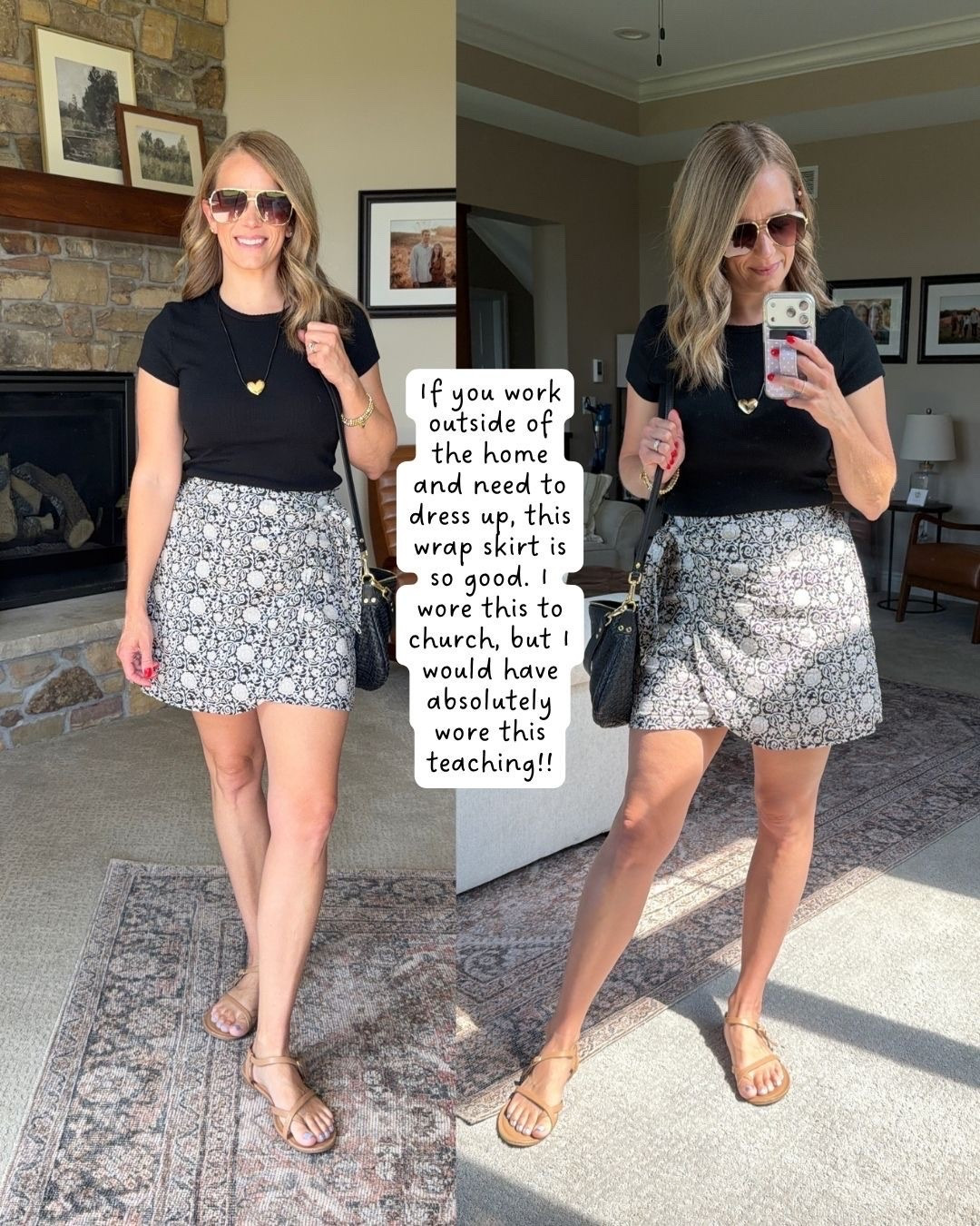 A great wrap skirt for work / church / office etc!

#LTKgrwm #LTKOver40 #LTKPetite