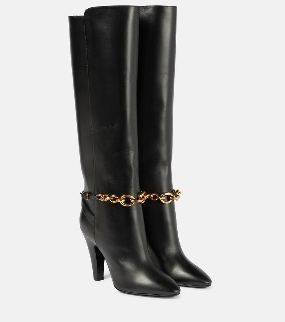 Le Maillon leather knee-high boots | Mytheresa (UK)