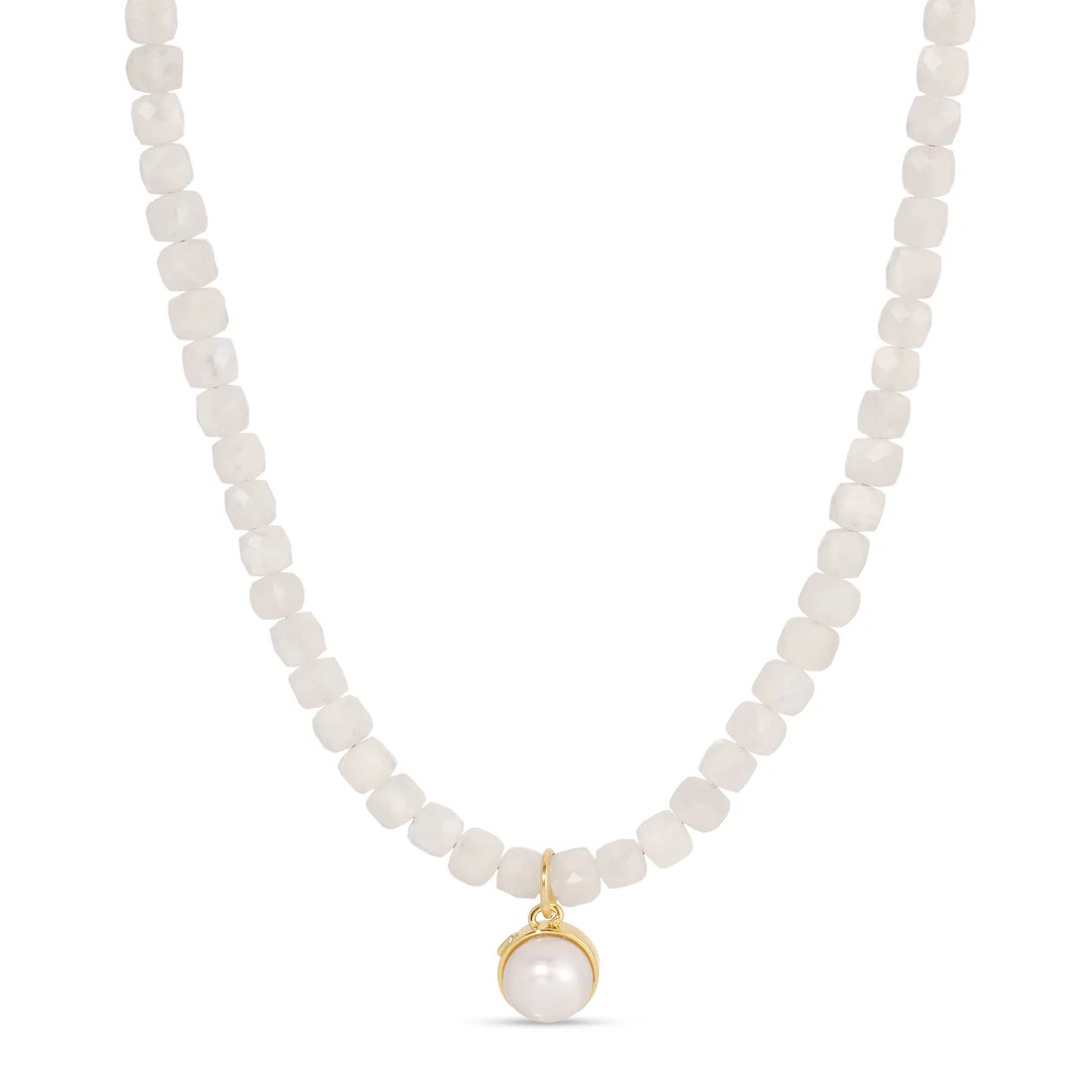 Candace Necklace in Moonstone | Meghan Bo Designs