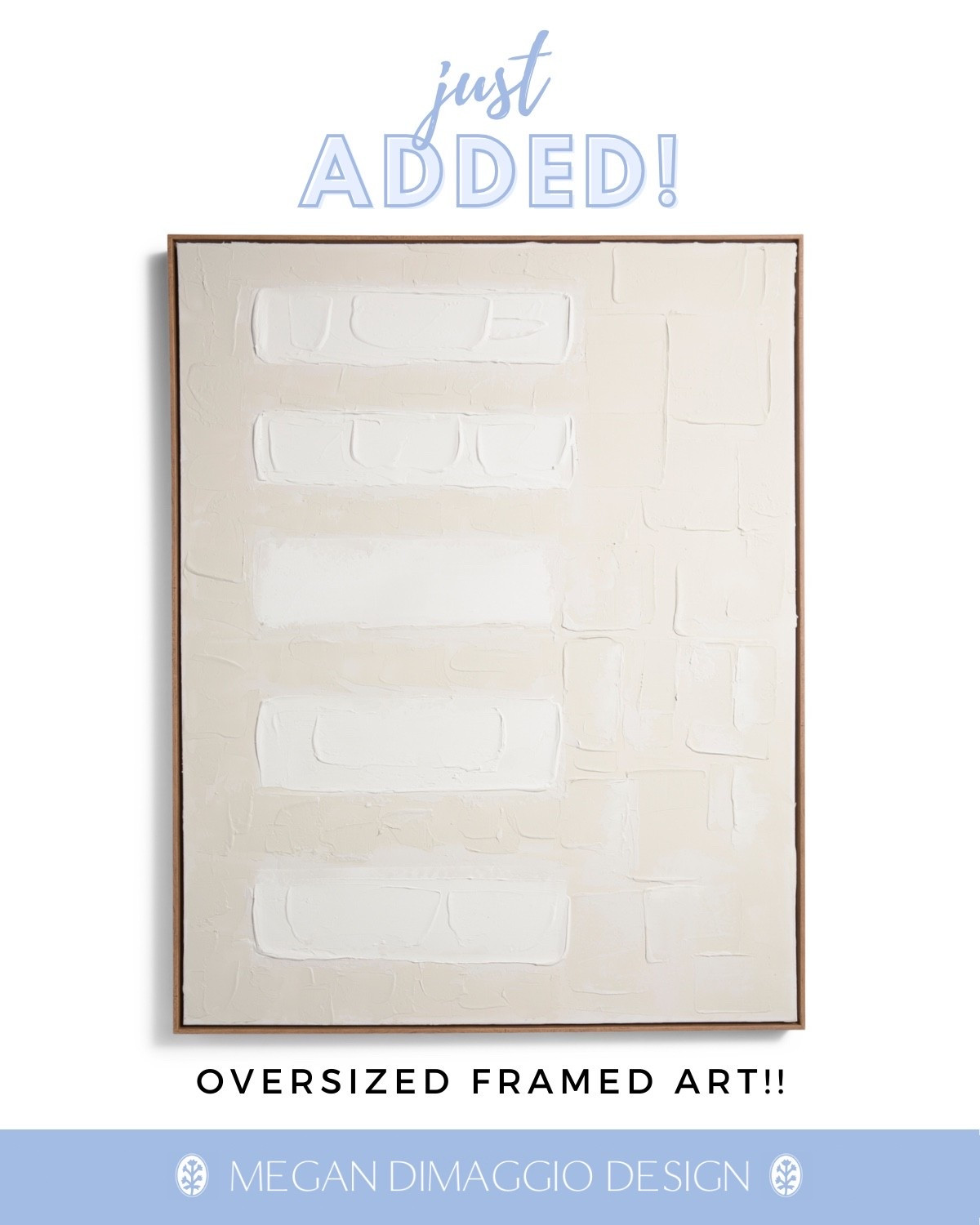 Always on the hunt for LARGE scale simple art and this one is perfect!  Super similar to the one we have in our foyer…such a great statement piece, under $100 & it has a beautiful frame!! 😍

#LTKFindsUnder100 #LTKHome