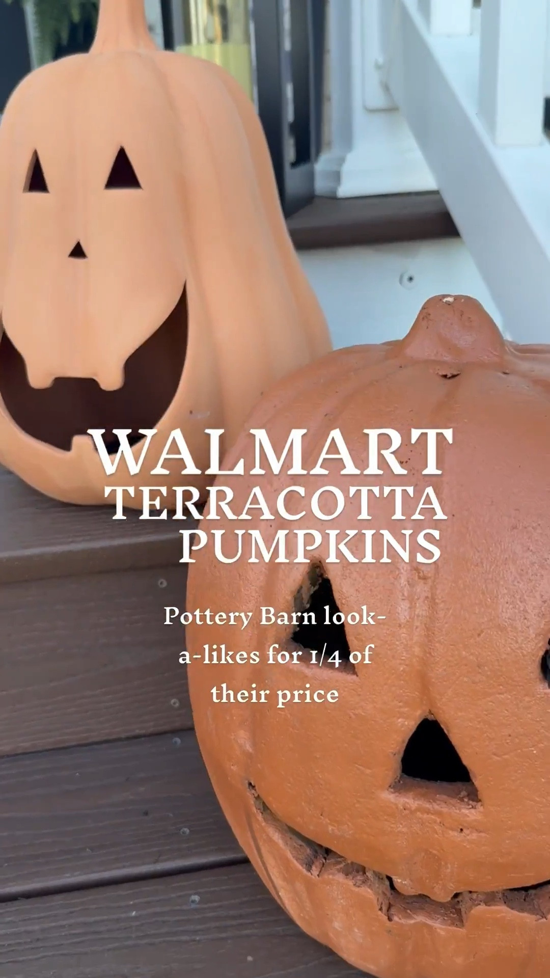 Walmart clay pumpkins! Just as cute as Pottery Barn’s but for a fraction of their prices 🎃

#LTKHalloween #LTKSeasonal #LTKHome