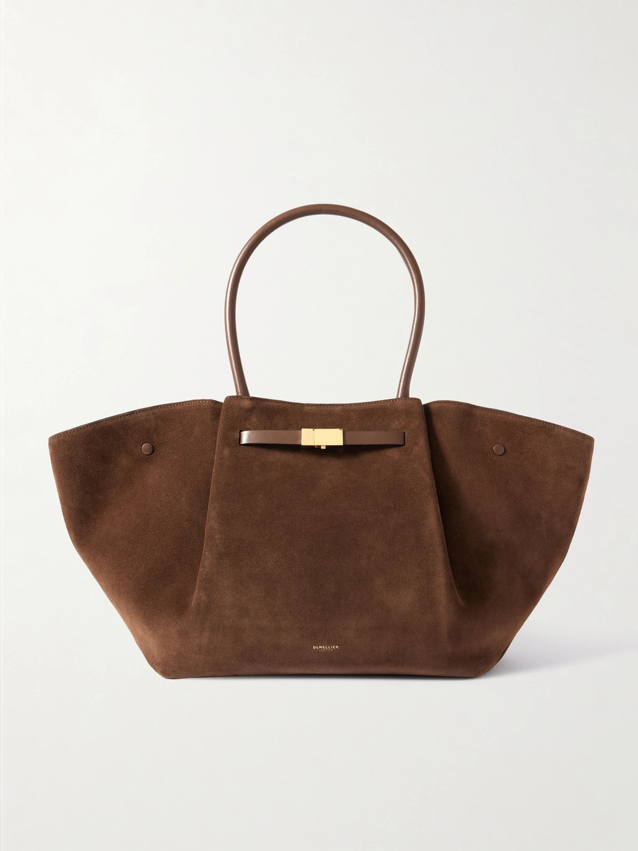 DeMellier - + Net Sustain New York Large Suede Tote - Brown | NET-A-PORTER (US)