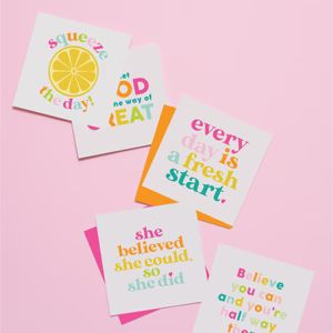 Hello Happiness x JCS Quote Cards with Stand | Joy Creative Shop