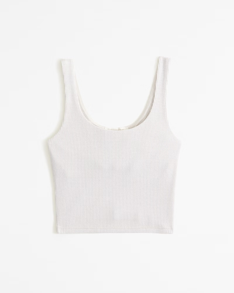Women's Lounge Waffle Tank | Women's Clearance | Abercrombie.com | Abercrombie & Fitch (US)