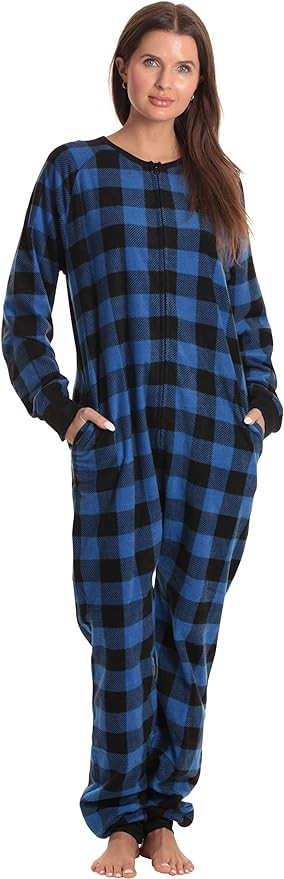 Just Love Printed Flannel Adult Onesie/Pajamas | Amazon (US)