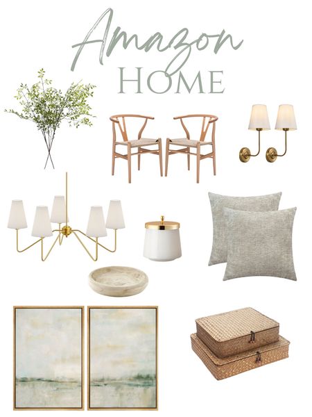 Neutral amazon home decor finds






Framed wall art, keepsake decorative boxes, studio McGee, McGee and co, shaded chandelier, candle, decorative dish, wishbone chair, dining room, kitchen, faux florals, sconce lighting, throw pillows

#LTKunder50 #LTKunder100 #LTKFind