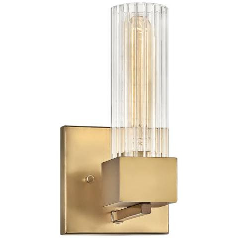 Hinkley Xander 10" High Heritage Brass Wall Sconce | Lamps Plus