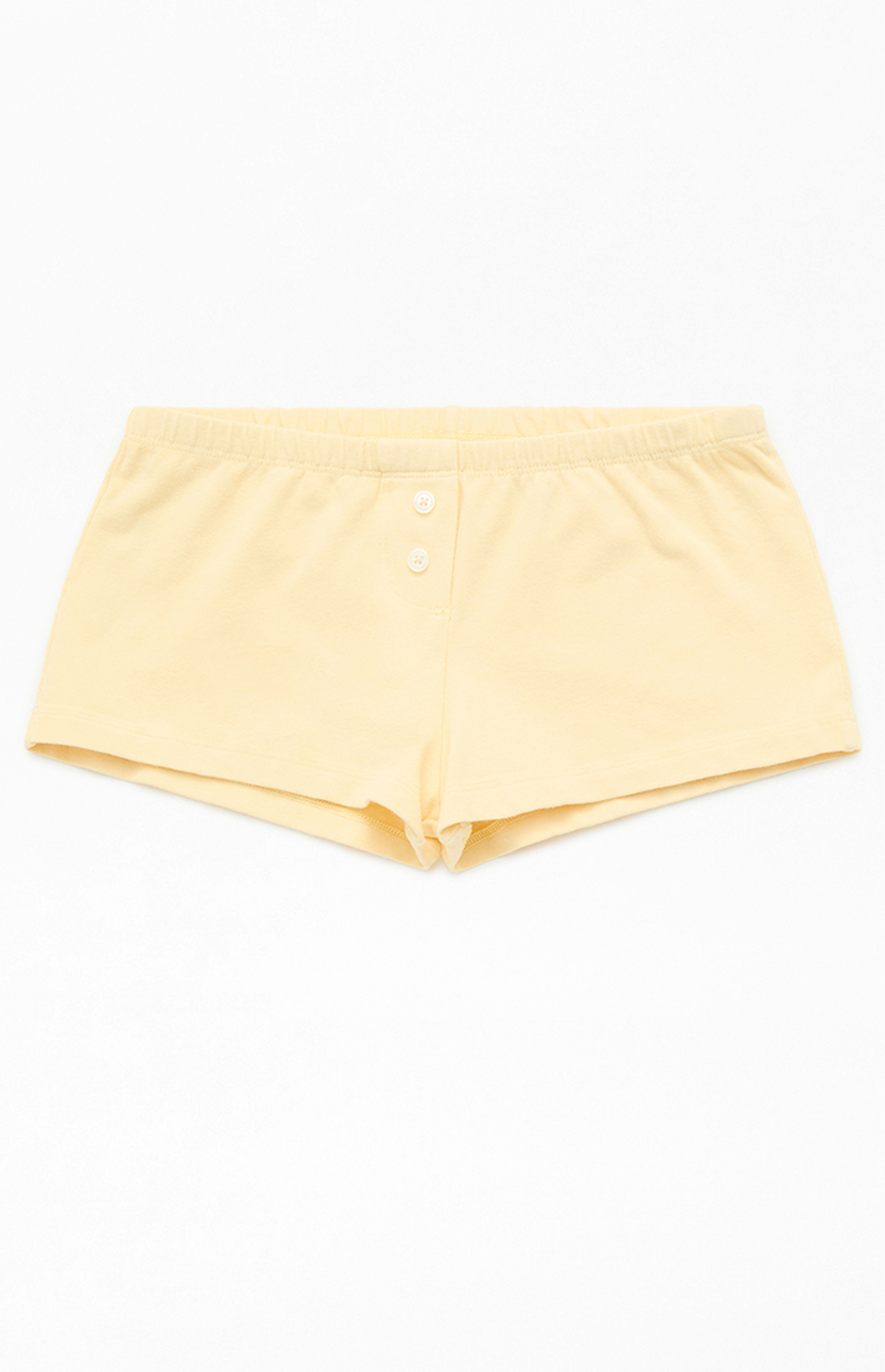John Galt Yellow Boxer Boyshorts | PacSun