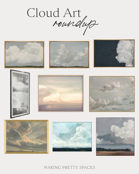 Cloud art roundup! 
Amazon, cloud art, Target, McGee & Co, etsy, art

#LTKstyletip #LTKkids #LTKhome