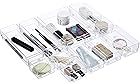 Unique Impression Set of 11 Drawer Organiser Trays - Clear Plastic Divider Storage Boxes Make-up ... | Amazon (UK)