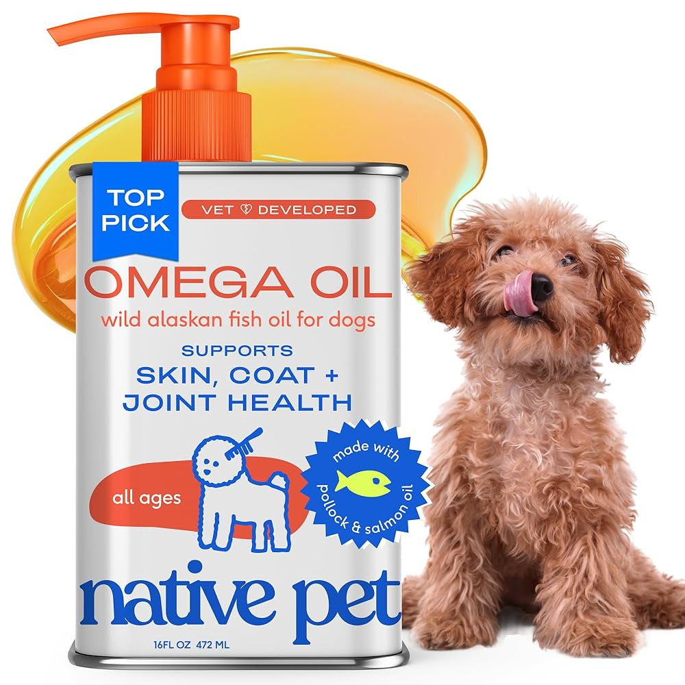 Native Pet Omega 3 Fish Oil for Dogs & Cats - Promotes Healthy Skin, Shiny Coat, & Strong Joints ... | Amazon (US)