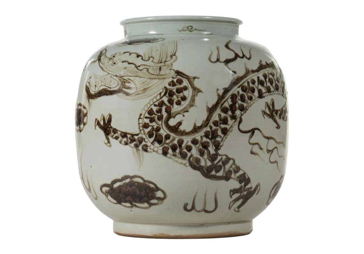 IMPERIAL DRAGON JAR | Large | Alice Lane Home Collection