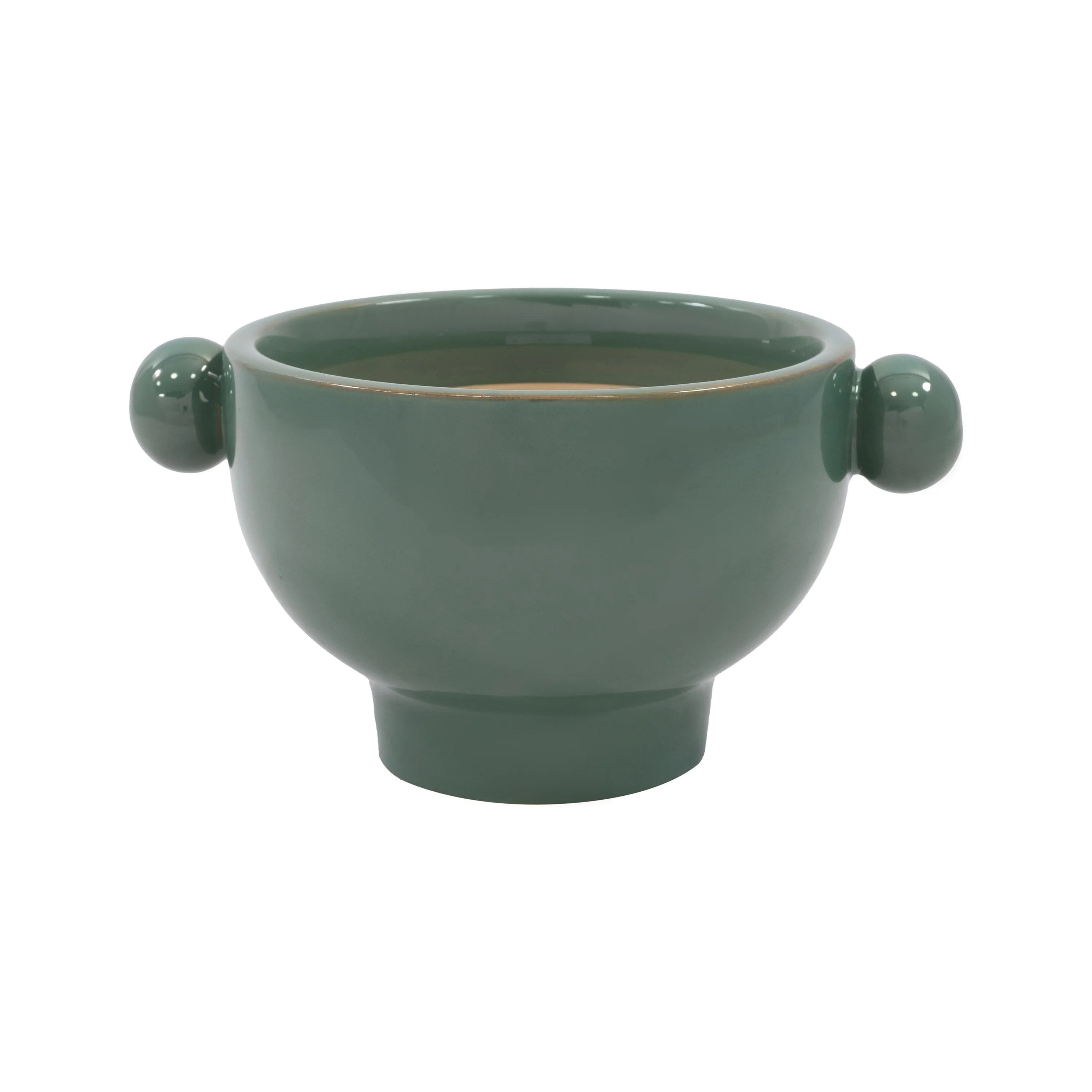 Beautiful 7" Soft Teal Handled Ceramic Planter by Drew Barrymore | Walmart (US)